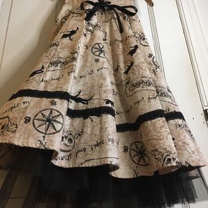 Disney Peter Pan Neverland Print Halter Dress